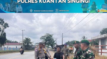 Razia Gabungan Ops Keselamatan LK 2026, Polres Kuansing Ajak Masyarakat Bangun Budaya Tertib Berlalu Lintas