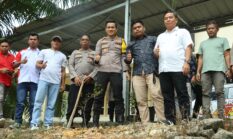 Kapolres Kuansing Bersama Insan Pers Tanam Pohon, Wujudkan Green Policing Peduli Lingkungan