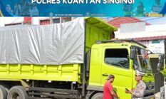 Tekan Pelanggaran dan Laka Lantas, Polres Kuansing Gelar Ramp Check Kendaraan dalam Ops Keselamatan LK 2026