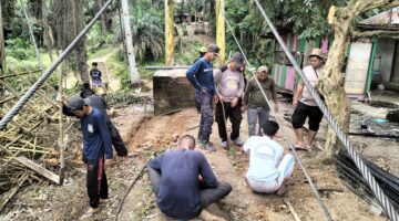 Progres Pesat, Jembatan Merah Putih Presisi Kini Tahap Pemboran dan Cor Pondasi