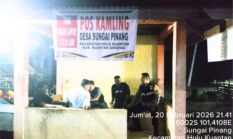 Polsek Jajaran Polres Kuantan Singingi, Pastikan Pos Kamling Aktif dan Wilayah Aman