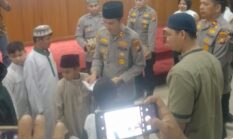 Polres Kuansing Gelar Buka Puasa Bersama Insan Pers dan Anak Yatim