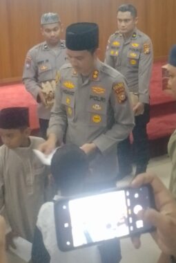 Polres Kuansing Gelar Buka Puasa Bersama Insan Pers dan Anak Yatim