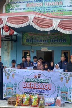 Sat Resnarkoba Polres Kuansing Gelar Ramadhan Berbagi di Dua Panti Asuhan