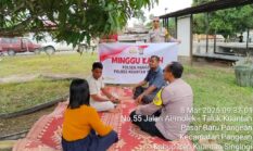 Polsek Kuantan Tengah dan Polsek Pangean Melaksanakan Minggu Kasih, Wujudkan Kepedulian kepada Masyarakat