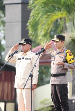 Polres Kuansing Apel Gelar Pasukan Operasi Ketupat Lancang Kuning 2026