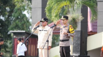 Polres Kuansing Apel Gelar Pasukan Operasi Ketupat Lancang Kuning 2026