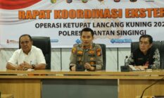 Polres Kuansing Gelar Rakor Lintas Sektoral Operasi Ketupat Lancang Kuning 2026