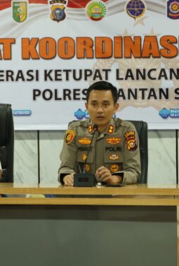 Polres Kuansing Gelar Rakor Lintas Sektoral Operasi Ketupat Lancang Kuning 2026