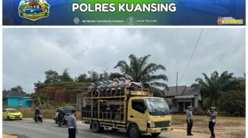 Personel Pos Pam Tanjung Pauh Laksanakan Gatur Lalin, Antisipasi Laka Lantas