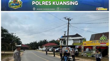 Personel Pos Pam Tanjung pauh Gatur Lalin,Antisipasi laka dan Pelanggaran