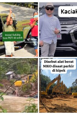 Niko, Suli, Kaciak Disebut dalam Dugaan Kepemilikan Puluhan Ekskavator PETI di Solok, Aparat Didesak Bertindak