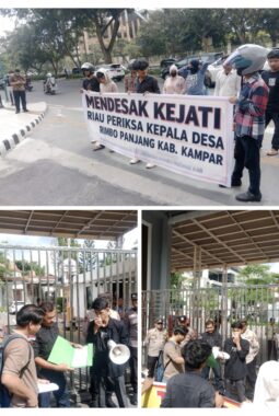 Sporadik Fiktif, Kepala Desa Rimbo Panjang Dilaporkan Ke Kejaksaan Tinggi Riau.