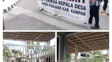 Sporadik Fiktif, Kepala Desa Rimbo Panjang Dilaporkan Ke Kejaksaan Tinggi Riau.