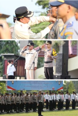 Bupati Suhardiman Pimpin Apel Gelar Pasukan Operasi Ketupat Lancang Kuning 2026 di Kuansing