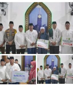 Bupati Suhardiman Sambut Safari Ramadan Pemprov Riau di Masjid Agung Ar-Raudhah