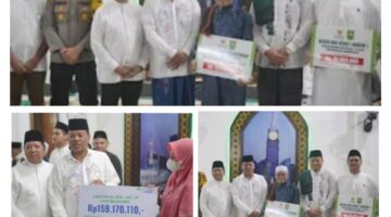 Bupati Suhardiman Sambut Safari Ramadan Pemprov Riau di Masjid Agung Ar-Raudhah