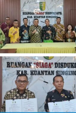 Sinergi Dukcapil dan Pengadilan Negeri Teluk Kuantan Hadirkan Layanan Adminduk Terintegrasi