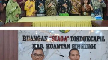 Sinergi Dukcapil dan Pengadilan Negeri Teluk Kuantan Hadirkan Layanan Adminduk Terintegrasi