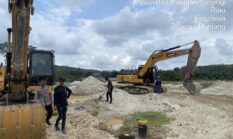 Polsek Kuantan Mudik Cek Aktivitas Galian C di Gunung Toar, Tindak Lanjuti Keluhan Warga