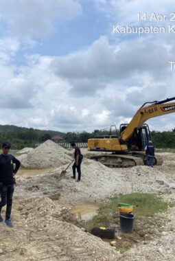 Polsek Kuantan Mudik Cek Aktivitas Galian C di Gunung Toar, Tindak Lanjuti Keluhan Warga