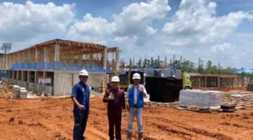 Wabup Kuansing Tinjau Pembangunan Sekolah Rakyat, Target Rampung Agustus 2026