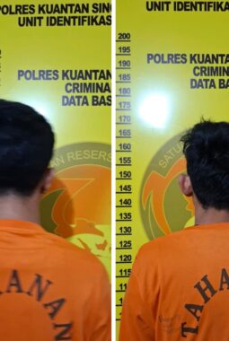 Polsek Singingi Ungkap Kasus Narkotika di Desa Logas, Tiga Pelaku Diamankan
