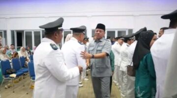 Bupati Kuansing Lantik 62 Pj Kades, Dorong Kepemimpinan Berkualitas di Desa