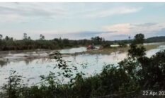 Puluhan Aktivitas PETI di Sungai Hulu Teso Gunung Sahilan Diduga Bebas Beroperasi