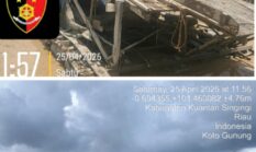 Polsek Kuantan Mudik Tertibkan PETI, Dua Rakit Lanting Dimusnahkan di Kobun Nopi Bukit Pedusunan