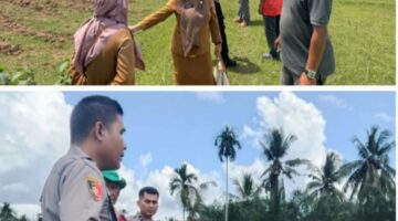 Kapolsek Cerenti Cek Lahan 6 Hektare untuk Dukung Ketahanan Pangan Nasional