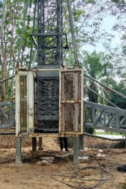 Pembangunan Tower BTS Telkomsel di Kebun Lado Kuansing Tuai Polemik. Ini Kata Camat Singingi!!
