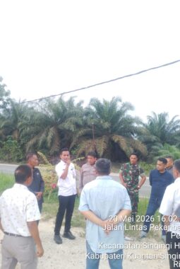 Camat Singingi Minta Pembangunan Tower BTS Telkomsel di Kebun Lado Dihentikan Sementara