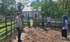 Polsek Benai Dukung Ketahanan Pangan, Persiapkan Penanaman Jagung Pipil di Desa Simandolak