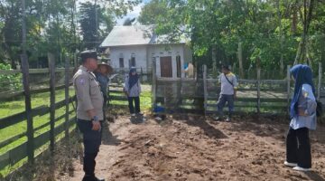 Polsek Benai Dukung Ketahanan Pangan, Persiapkan Penanaman Jagung Pipil di Desa Simandolak