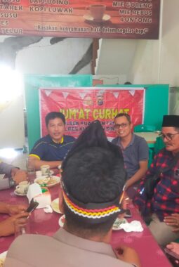 Polsek Jajaran Polres Kuansing Gelar Jumat Curhat, Kapolres: Wujudkan Kedekatan dan Sinergi dengan Masyarakat