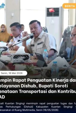 Tingkatkan Pelayanan dan PAD, Bupati Kuansing Benahi Kinerja Dishub