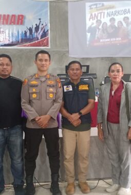 Polres, Danramil 02 KT, BNN dan GRANAT Bersatu Edukasi Bahaya Narkoba kepada Pemuda Kuansing