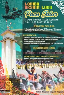 Lomba Desain Logo Pacu Jalur 2026 Dibuka, Total Hadiah Rp6 Juta Menanti