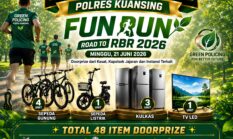 Polres Kuansing Fun Run Road to RBR 2026, Hadiah Sepeda Listrik hingga Puluhan Doorprize Menarik Siap Dibagikan