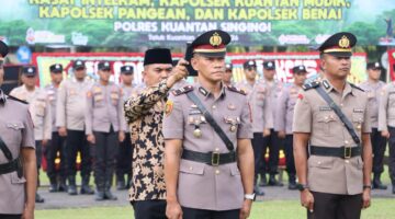 IPTU Mario Suwito Resmi Pimpin Polsek Pangean, Komitmen Wujudkan Pelayanan Polri yang Presisi