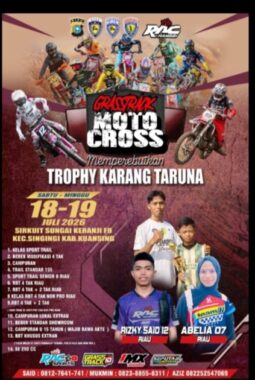 Grasstrack Trophy Karang Taruna Desa Sungai Keranji 2026 Siap Digelar, Fatkhul Muin Ajak Masyarakat Ramaikan Event