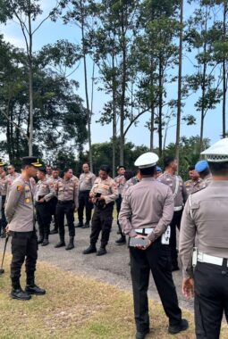 Kapolres Kuansing Pimpin Gaktibplin, Tekankan Disiplin dan Profesionalisme Personel