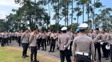 Kapolres Kuansing Pimpin Gaktibplin, Tekankan Disiplin dan Profesionalisme Personel