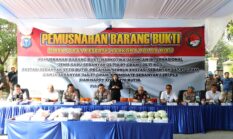 Polda Riau Musnahkan Narkoba Rp69,7 Miliar, Gagalkan Jaringan Internasional dan Selamatkan Hampir Sejuta Jiwa