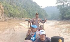 Patroli Bersama Dubalang, Kapolres Kuansing Pastikan Aliran Sungai Batang Kuantan dan Singingi Bersih dari Aktivitas PETI