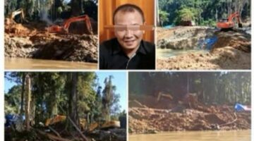 8 Ekskavator Diduga Beraksi di Perbatasan, Nama Rohum Mencuat: Siapa di Balik PETI?