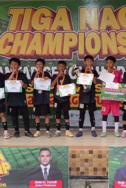 Tim Sepakbola SDN 83 Pekanbaru Berhasil Raih Juara II Tiga Naga Championship 2026 Kelas 5-6