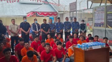 Polres Kuansing, Lapas dan BNNK Bersinergi Cek Urine Napi dan Petugas Lapas Teluk Kuantan