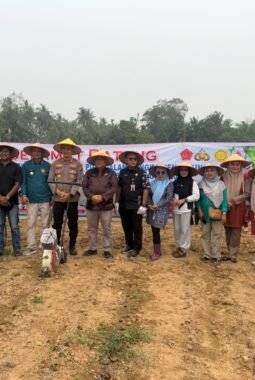 Polres Kuansing Dukung Asta Cita Presiden, Tanam Jagung Pipil di Enam Desa Kecamatan Cerenti